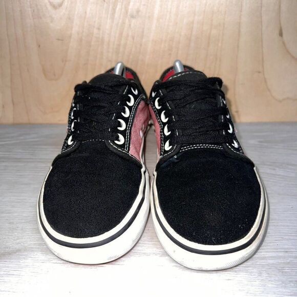 Van Era Authentic Black Suede/Red VN-OJLJ61Z Women's 7 - Picture 3 of 11